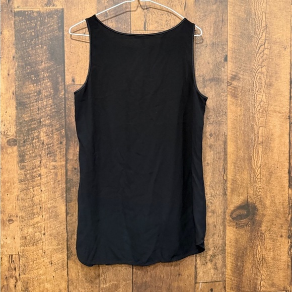 Eileen Fisher Black silk Tank Top medium EUC - Picture 2 of 5